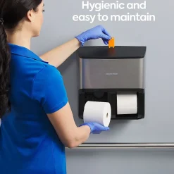 ™ J-Series Quad Bath Tissue Dispenser, Black/Metallic (CWJ4BT-S)<Coastwide Professional Best