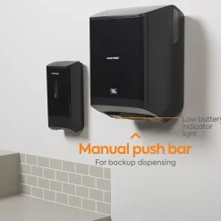 J-Series Automatic Hardwound Paper Towel Dispenser, Black (CWJAHT-B-CC)<Coastwide Professional Hot