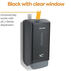 ™ J-Series Wall Mounted Hand Soap Dispenser, Black (CWJMS-B-CC)<Coastwide Professional Clearance