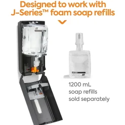 ™ J-Series Wall Mounted Hand Soap Dispenser, Black (CWJMS-B-CC)<Coastwide Professional Clearance