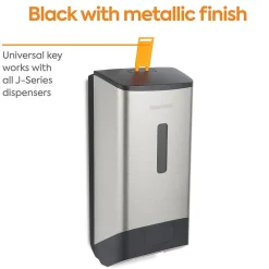 ™ J-Series Automatic Wall Mounted Hand Soap Dispenser, Black/Metallic (CWJAS-S-CC)<Coastwide Professional Discount