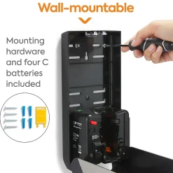 ™ J-Series Automatic Wall Mounted Hand Soap Dispenser, Black/Metallic (CWJAS-S-CC)<Coastwide Professional Discount