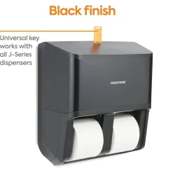 ™ J-Series Quad Bath Tissue Dispenser, Black (CWJ4BT-B)<Coastwide Professional Discount