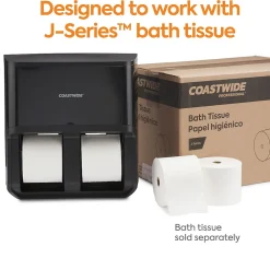 ™ J-Series Quad Bath Tissue Dispenser, Black (CWJ4BT-B)<Coastwide Professional Discount
