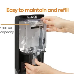 ™ J-Series Wall Mounted Hand Soap Dispenser, Black/Metallic (CWJMS-S-CC)<Coastwide Professional Sale