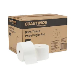™ J-Series 2-Ply Small Core Bath Tissue, White, 1500 Sheets/Roll, 18 Rolls/Carton (CWJBT-1500)<Coastwide Professional Hot