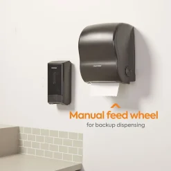 ™ Manual Auto-Cut Hardwound Paper Towel Dispenser, Black (CW60832)<Coastwide Professional New