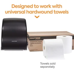 ™ Manual Auto-Cut Hardwound Paper Towel Dispenser, Black (CW60832)<Coastwide Professional New