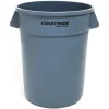 ™ Plastic Trash Can with no Lid, Gray, 32 Gal. (CW50716)<Coastwide Professional New