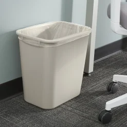 ™ Plastic Trash Can, 7 Gallon, Beige (CW56430)<Coastwide Professional Best