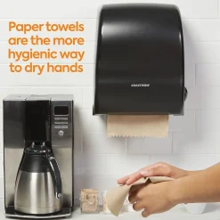 Coastwide Professional ™ Recycled Hardwound Paper Towels, 1-ply, 800 ft./Roll, 6 Rolls/Carton (CW21812)