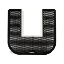 Coastwide Professional ™ Toilet Floor Mat, 17.5" x 20.5", Black, 6/Carton (CW24768)