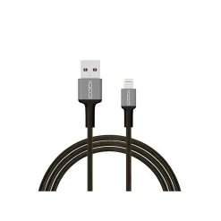 6' USB-A to Lightning Braided Nylon Charge & Sync Cable, Black (A01070)<CODi Discount