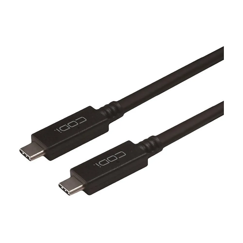 CODi 3' USB-C to USB-C Power Cable, Black (A01150)