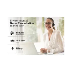 Online CODi Claro Bluetooth + Wireless Stereo Headset w/ Integrated AI-Powered ENC Microphone, Black (A04619)