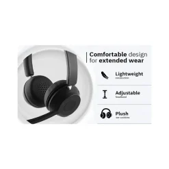 Online CODi Claro Bluetooth + Wireless Stereo Headset w/ Integrated AI-Powered ENC Microphone, Black (A04619)