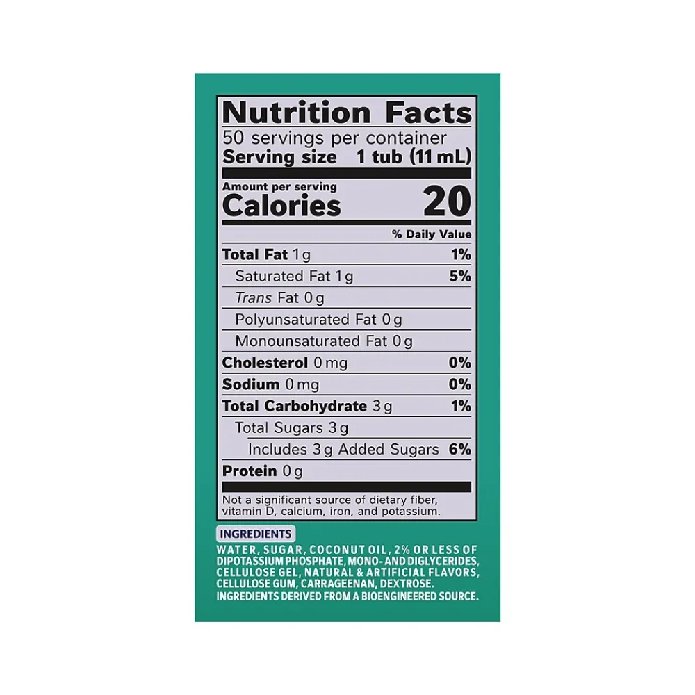 Coffee mate Dirty Soda Coconut Lime Dairy Free Liquid Creamer, 0.38 fl. oz., 50/Box (12601355)