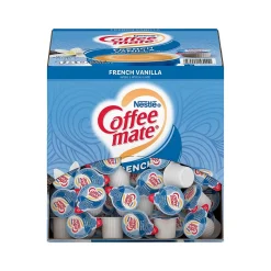 Coffee mate French Vanilla Dairy Free Liquid Creamer, 0.38 oz., 180/Box (NES18001)
