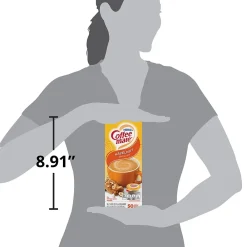 Coffee mate Hazelnut Liquid Creamer, 0.38 oz., 200/Carton (NES35180CT)