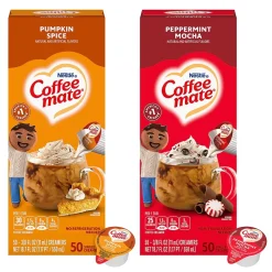 Coffee mate Seasonal Pack Creamer, 50 Count/Pack, 4/Pack (700-00095)