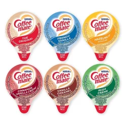 Coffee mate Variety Creme Liquid Creamer, 0.38 oz., 180/Carton (NES51574)