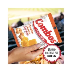 Combos Stuffed Snacks Cheddar Cheese Pretzels Nuggets, 6.3 oz. (06171)