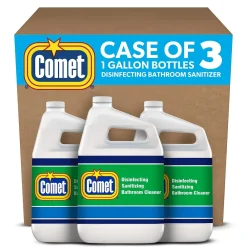 Closed-Loop Disinfecting-Sanitizing Bathroom Cleaner, 1 Gallon, 3/Carton (20542)<Comet Sale