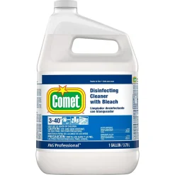 Disinfecting Cleaner w/Bleach, Fresh Scent, 1 gal., 3/Carton (24651)<Comet