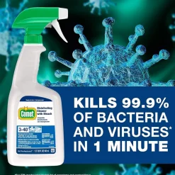 Disinfecting Cleaner with Bleach, 32 Oz. (75350)<Comet Best