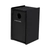 EarthCraft Single-Stream Recycling Station, 32-Gallon, Black (71SLFR32-01847)<Commercial Zone Online