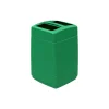 PolyTec Extra Large Polyethylene Trash Can with Lid, Green, 55 Gal. (732836)<Commercial Zone