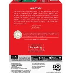 Community Coffee Cafe Special Decaf Coffee Keurig® K-Cup® Pods, Medium Dark Roast, 24/Box (5000374327)