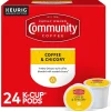 Community Coffee Chicory Coffee Keurig® K-Cup® Pods, Medium Dark Roast, 24/Box (5000374326)