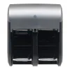 Compact 4-Roll Quad Coreless Toilet Paper Dispenser by GP PRO, Faux Stainless (56746A)<Georgia-Pacific Sale