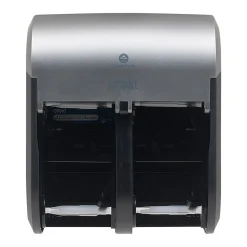 Compact 4-Roll Quad Coreless Toilet Paper Dispenser by GP PRO, Faux Stainless (56746A)<Georgia-Pacific Sale