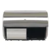 2-Roll Side-by-Side Coreless Toilet Paper Dispenser by GP PRO, Stainless (56798)<Compact Clearance