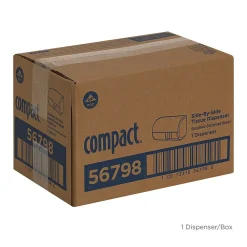 2-Roll Side-by-Side Coreless Toilet Paper Dispenser by GP PRO, Stainless (56798)<Compact Clearance