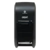 Compact® 2-Roll Vertical Coreless Toilet Paper Dispenser by GP PRO, Black (56790A)<Georgia-Pacific Best