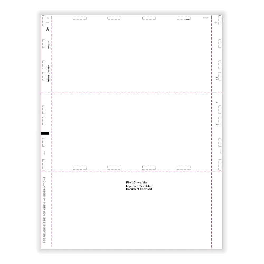 Tax Forms*ComplyRight 2024 1099 Tax Form, 1-Part, 500 (PSB99Z)