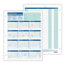 Hr Forms*ComplyRight 2024-2025 Academic Attendance Calendar, 50/Pack (A43005015)