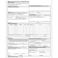 Medical Forms*ComplyRight 2024 ADA Dental Claim Forms, 500 Forms/Pack (20241500)