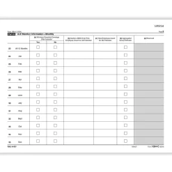 Tax Forms*ComplyRight 2024 1094-C Tax Form, 1-Part, White/Black, 500/Pack (1094CT500)