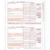 Tax Forms*ComplyRight 2024 1099-DIV Tax Form, 1-Part, 2-Up, Federal Copy A, 50/Pack (513050)