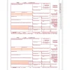 Tax Forms*ComplyRight 2024 1099-INT Tax Form, 1-Part, 2-Up, Copy A, 50/Pack (512050)