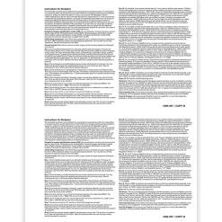 Tax Forms*ComplyRight 2024 1099-INT Tax Form, 1-Part, 2-Up, Copy B, 50/Pack (512150)