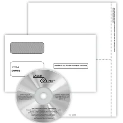 Tax Forms*ComplyRight 2024 1099-MISC Recipient Copy Only Tax Form, Envelopes and LaserLink Software, 3-Part, 2-Up, White, 50/Pack (6112ES)