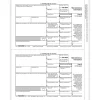 Tax Forms*ComplyRight 2024 1099-MISC Tax Form, 1-Part, 2-Up, Recipient Copy B, 50/Pack (511150)