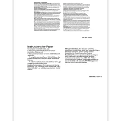 Tax Forms*ComplyRight 2024 1099-MISC Tax Form, 1-Part, 3-Up, Recipient Blank, 50/Pack (517350)