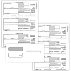 Tax Forms*ComplyRight 2024 1099-NEC Tax Form Envelopes/Recipient Copy Only, 2-Part, 3-Up, Copy B, C/2, 50/Pack (NEC6113E)