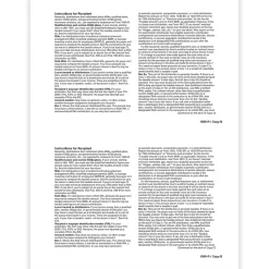 Tax Forms*ComplyRight 2024 1099-R Tax Form, 1-Part, 2-Up, Recipient Copy B, 50/Pack (514150)